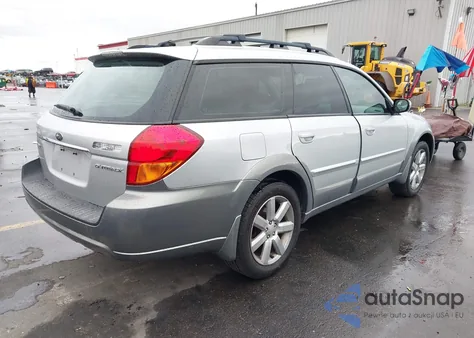 2006 Subaru Outback 2.5I Limited z USA, uszkodzony, nr VIN 4S4BP62C567358883